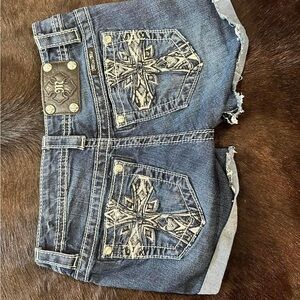 Size26 miss me shorts